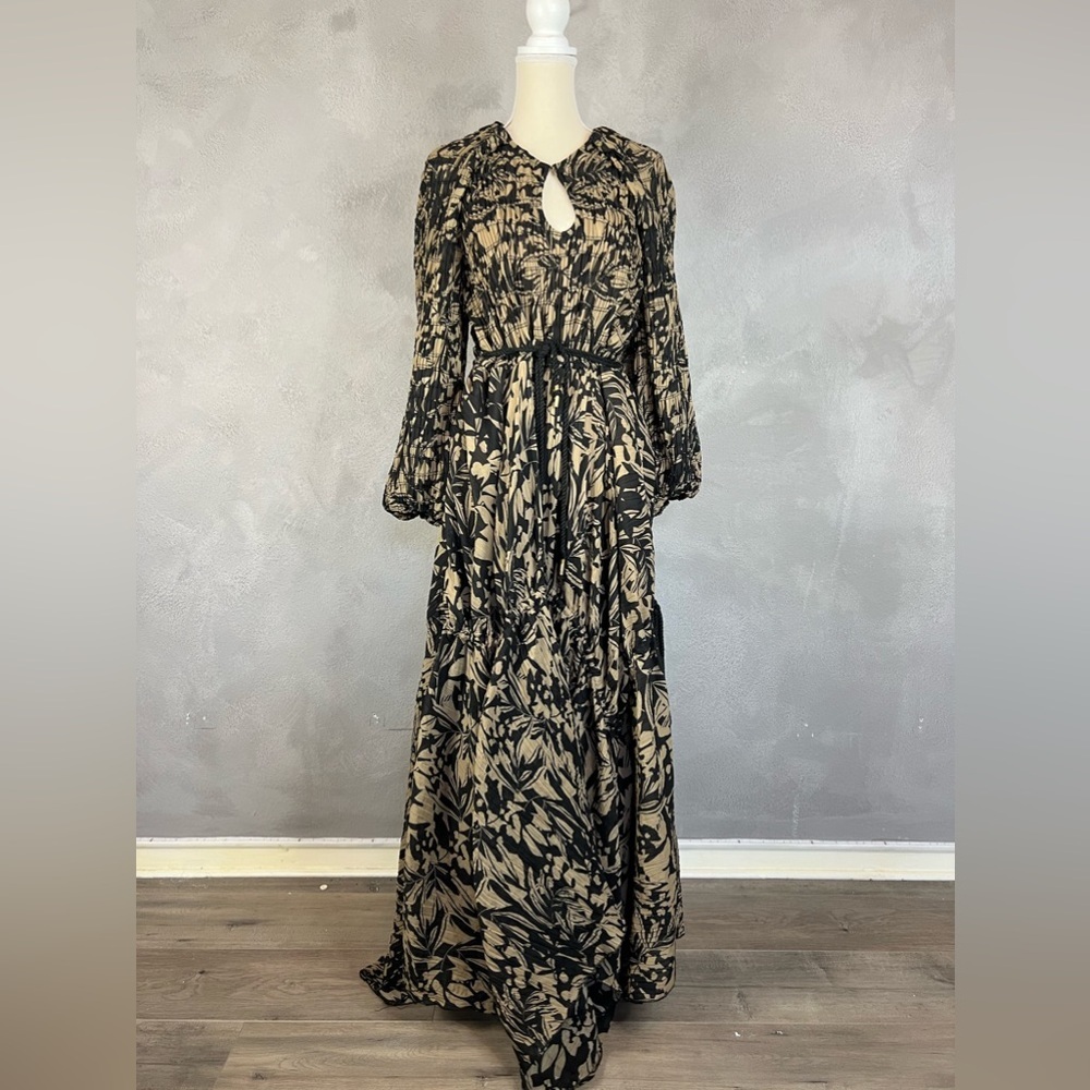 Jonathan Simkhai -Tiff Multimedia Chiffon Dress